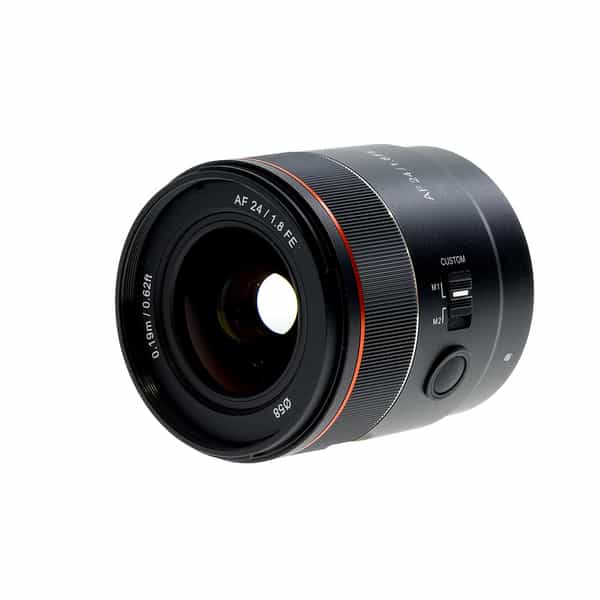 Samyang AF 24mm f/1.8 FE Full-Frame Autofocus Lens for Sony E-Mount, Black  {58} at KEH Camera