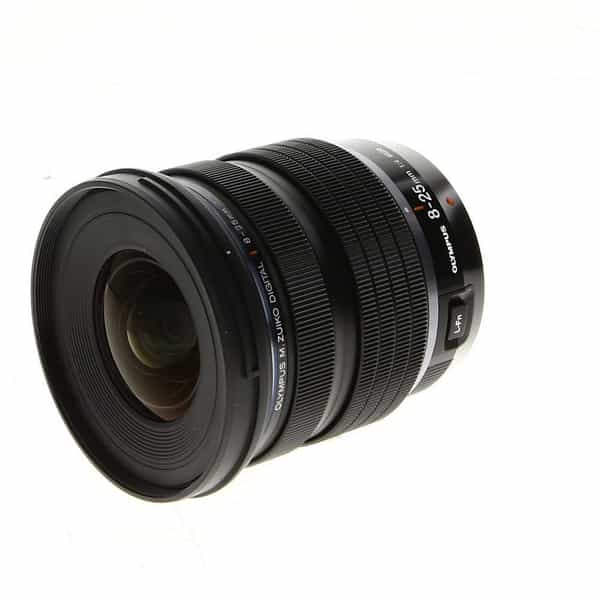 Olympus 8-25mm f/4 ED M.Zuiko Digital PRO Autofocus Lens for MFT (Micro  Four Thirds), Black {72} at KEH Camera