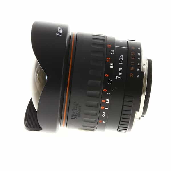 Vivitar 7mm f/3.5 Series 1 Fish-Eye CS AIS Manual APS-C Lens for Nikon  F-Mount, Black at KEH Camera