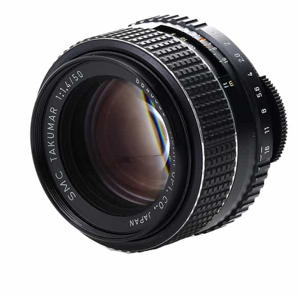 Pentax 50mm f/1.4 SMC Takumar Manual Focus Lens for M42 Screw Mount {49} at  KEH Camera