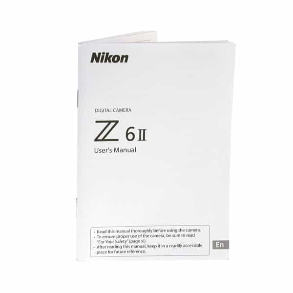 Nikon Z6 II Instruction Manual at KEH Camera