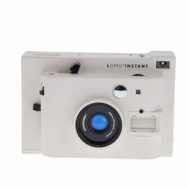 Lomography Lomo'Instant Instant Film Camera Kit with 27mm f/8, White at KEH  Camera