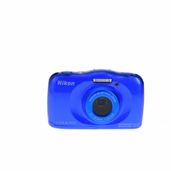 Nikon Coolpix S33 Digital Camera, Blue {16MP} at KEH Camera
