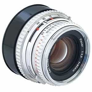 Hasselblad 80mm f/2.8 Planar C Lens for Hasselblad 500 Series V System,  Chrome {Bayonet 50} at KEH Camera