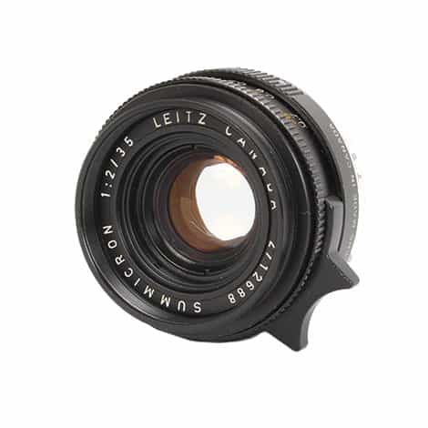 Leica 35mm f/2 Summicron Lens for M-Mount, Black {E39} 11309 (Version 3  without Aperture Control Lever) at KEH Camera