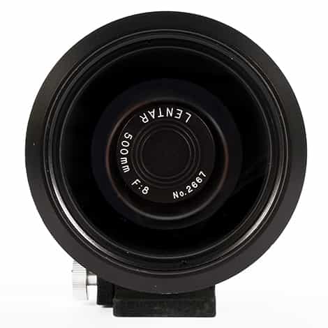 Lenco 500mm f/8 Lentar Mirror Manual Focus Lens for Nikon F {77, Rear 35.5}  with Built-In 2X, 4X ND Filter at KEH Camera