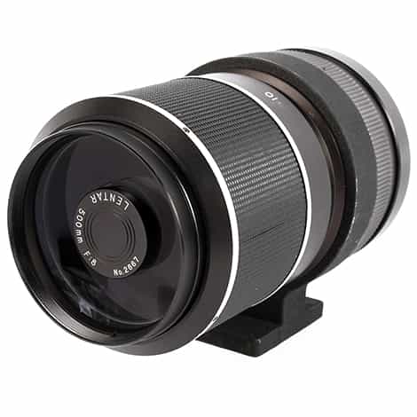 Lenco 500mm f/8 Lentar Mirror Manual Focus Lens for Nikon F {77, Rear 35.5}  with Built-In 2X, 4X ND Filter at KEH Camera
