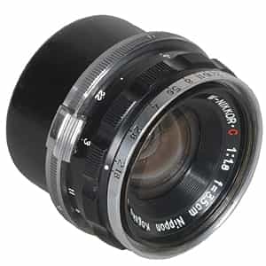 Nikon 3.5cm (35mm) f/1.8 W-Nikkor.C (Red R) Nippon Kogaku Japan Lens for  Rangefinder, Black {43} at KEH Camera