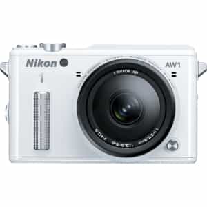 procent Dader ouder Nikon 1 AW1 Mirrorless Waterproof Underwater Camera, White {14.2MP} with  11-27.5mm F/3.5-5.6 Water, & Shock Proof Lens, White {40.5} at KEH Camera