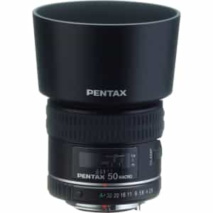 Pentax 50mm F/2.8 SMC Macro D FA K Mount Autofocus Lens {49} at KEH Camera