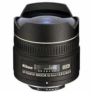 Nikon AF DX Nikkor 10.5mm f/2.8 G ED Fisheye Autofocus Lens for APS-C  Sensor DSLR, Black {Rear Gel} - Used SLR & DSLR Lenses - Used Camera Lenses  at KEH Camera at