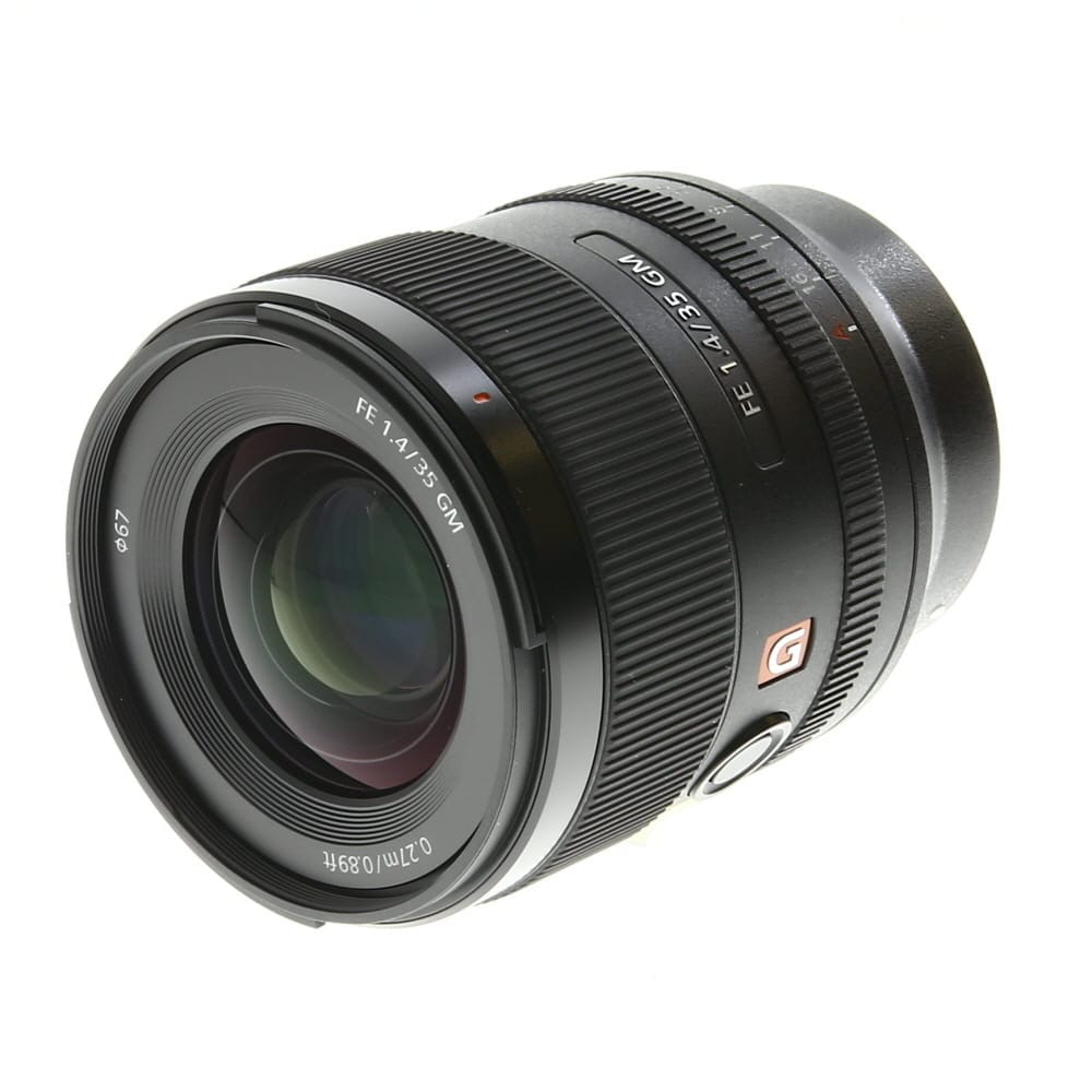 Sony Zeiss Distagon T* FE 35mm f/1.4 ZA Full-Frame Autofocus Lens for E- Mount, Black {72} SEL35F14Z at KEH Camera