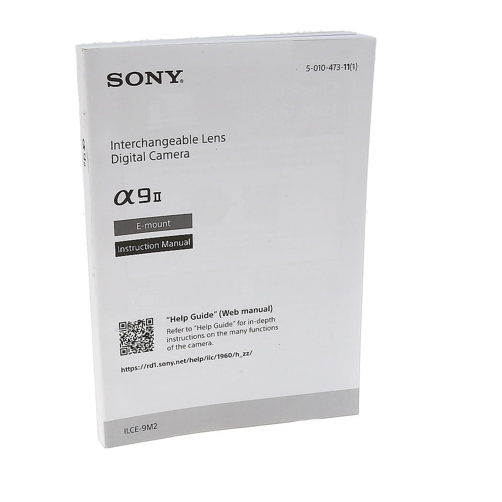 Sony A9 Instructions at KEH Camera