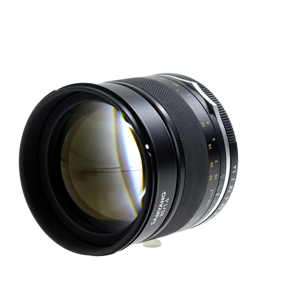 Samyang AF 85mm f/1.4 EF Full-Frame Autofocus Lens for Canon EF-Mount,  Black {77} at KEH Camera