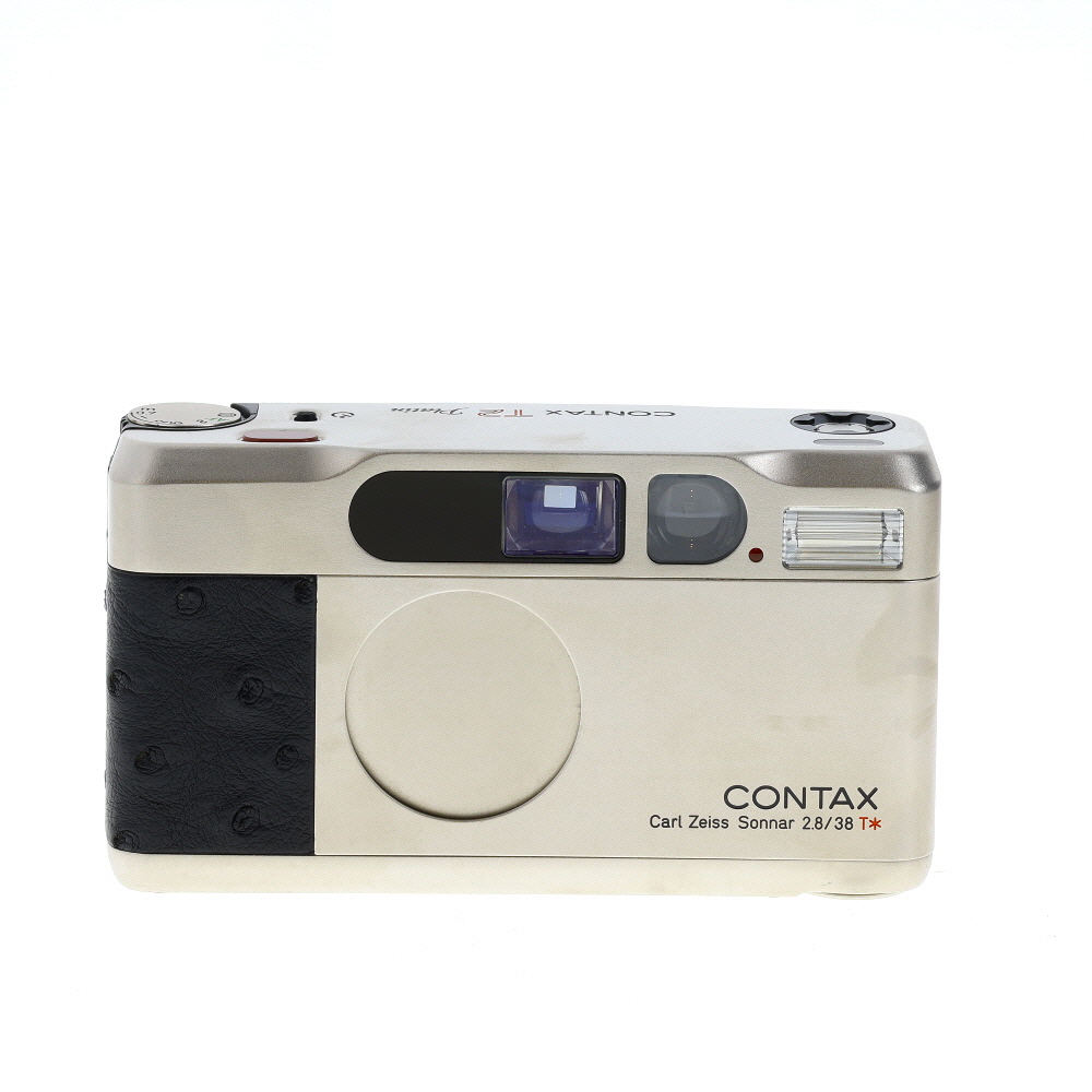 Contax T2 35mm Camera, Champagne Silver at KEH Camera