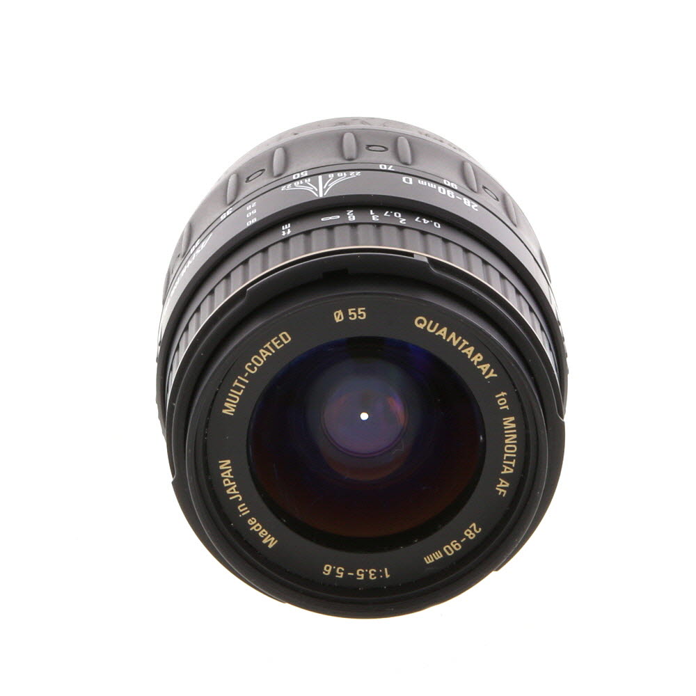 Quantaray 28-90mm F/3.5-5.6 Aspherical Macro D Autofocus Lens For Nikon  {55} at KEH Camera