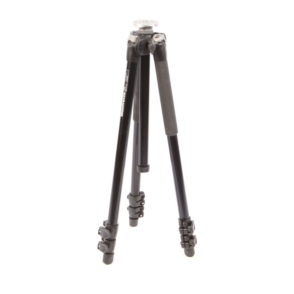 Manfrotto 190XPROB Tripod Legs with Transverse Rapid Column, 3-Section,  Black, 3.35-57.48 in. at KEH Camera