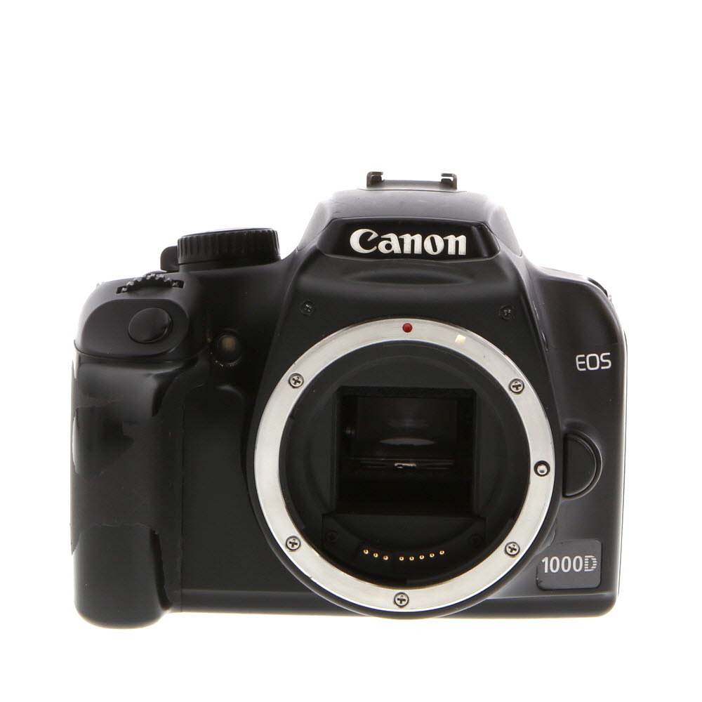 Canon EOS 1000D DSLR Camera Body, Black {10.1MP} European Rebel XS at KEH  Camera