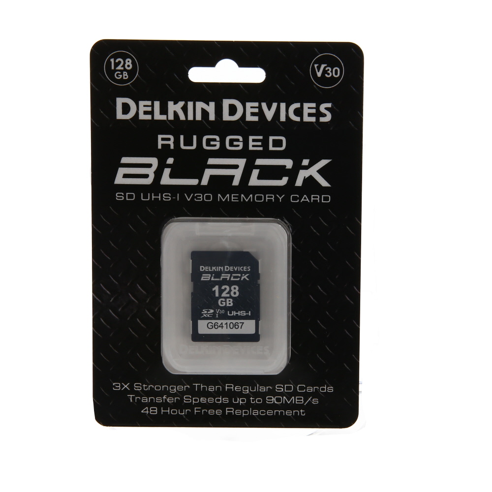 Delkin Devices 64GB BLACK SDXC 90MB/s UHS-I/I, V30 Memory Card at KEH Camera