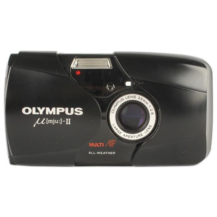 Olympus [mju:]-II ZOOM 80 All-Weather 35mm Camera, Black with 35-80mm Lens  (European Version of Infinity Stylus Epic Zoom 80) at KEH Camera