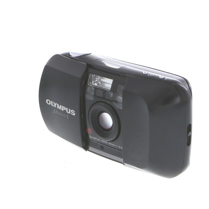 Olympus [mju:]-1 35mm Camera, Black with 35mm f/3.5 (European Version of  Infinity Stylus) at KEH Camera