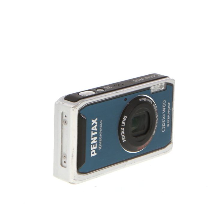 Pentax Optio W60 Blue Digital Camera {10MP} at KEH Camera