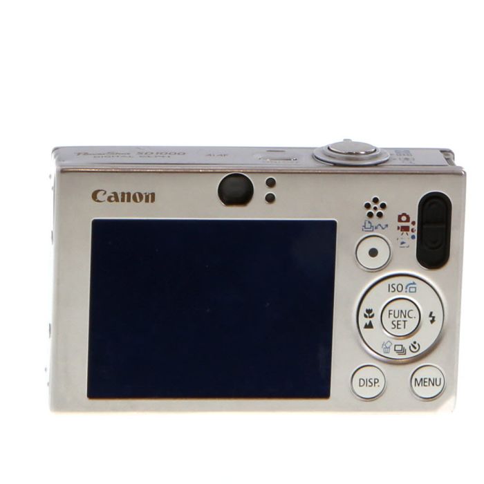Canon Powershot Sd1000 Digital Elph Silver Digital Camera 71mp At