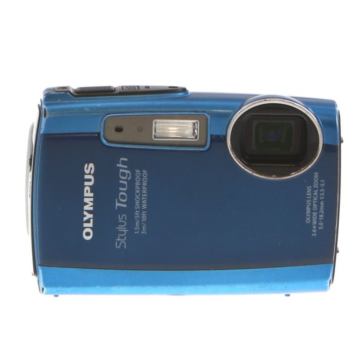Olympus Stylus Tough 3000 Digital Camera, Blue {12MP} at KEH Camera
