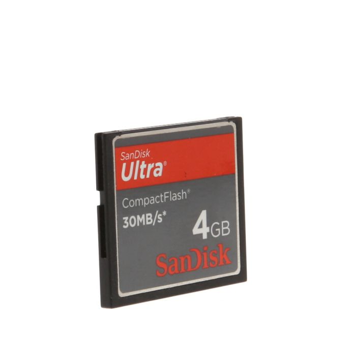 Sandisk 4GB 30MB/s Ultra Compact Flash [CF] Memory Card at KEH Camera