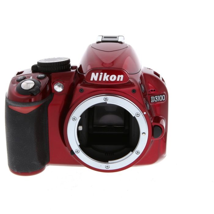 Nikon D3100 DSLR Camera Body, Red {14.2MP} at KEH Camera