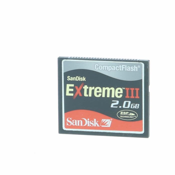 Sandisk 2GB Extreme III Compact Flash [CF] Memory Card at KEH Camera