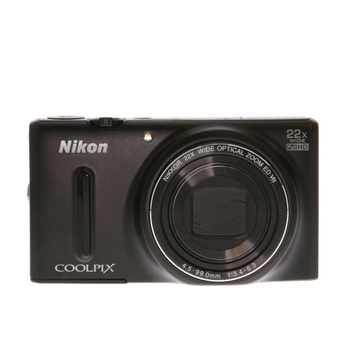 Nikon Coolpix S9600 Digital Camera, Black {16MP} at KEH Camera