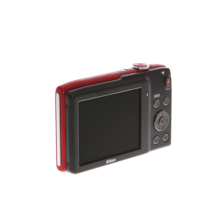 Nikon Coolpix S3300 Digital Camera, Red {16MP} at KEH Camera