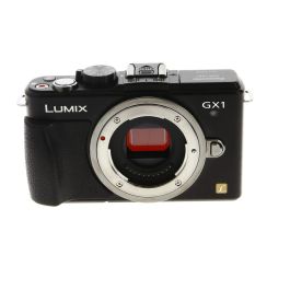 Panasonic Lumix DMC-GX1 Mirrorless Micro Four Thirds Digital Camera Body,  Black {16MP} at KEH Camera