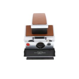 Polaroid SX-70 Land Camera Alpha 1, Brown with Impossible Project Film  Shield (Frog Tongue) at KEH Camera