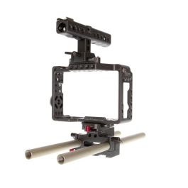 Tilta ES-T17 Camera Cage for Sony a7S, a7S II, a7R, a7R II with NATO Top  Handle, 15mm Baseplate/Lens Support, 2x 300mm (11.8") Rods at KEH Camera